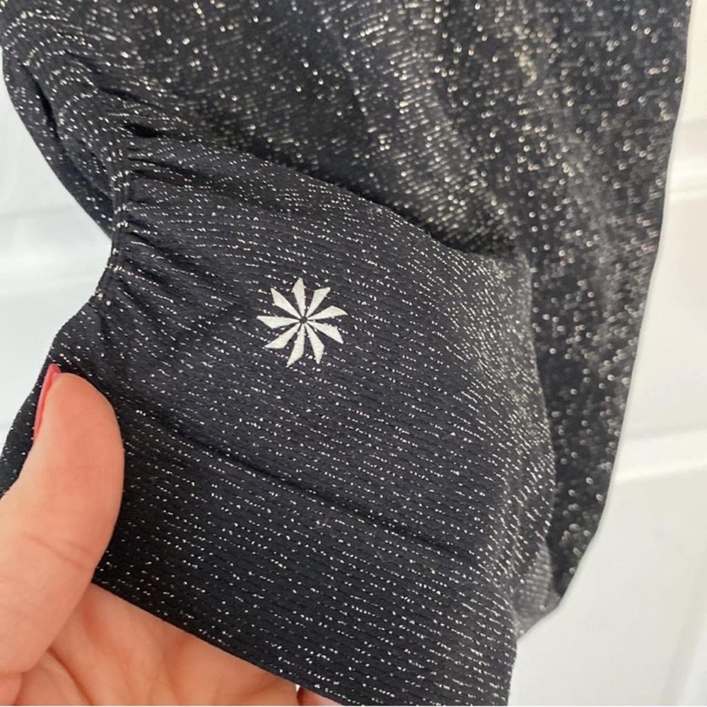 Athleta speed‎ light glow shimmer racer back tank small - Picture 8 of 8